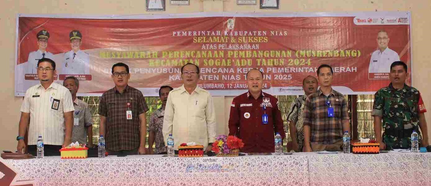 Wabup Nias Hadiri  Musrenbang Kecamatan Sogaeadu Tahun 2025
