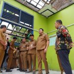 Bupati Sidak Gedung Sekolah Ambruk Di Gedangan