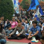 Polres Sumedang Amankan Nobar Persib vs Persijap, Ribuan Bobotoh Rayakan Persib Juara dengan Tertib