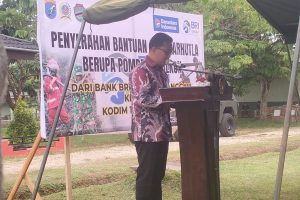 BRI Unit Landak Turun Tangan Perkuat Penanganan Karhutla di Landak, Salurkan Pompa Alkon