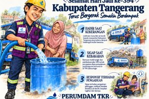 Untuk Kabupaten Tangerang Semakin Gemilang, PERUMDAM TKR Terus Bergerak dan Memberikan Manfaat