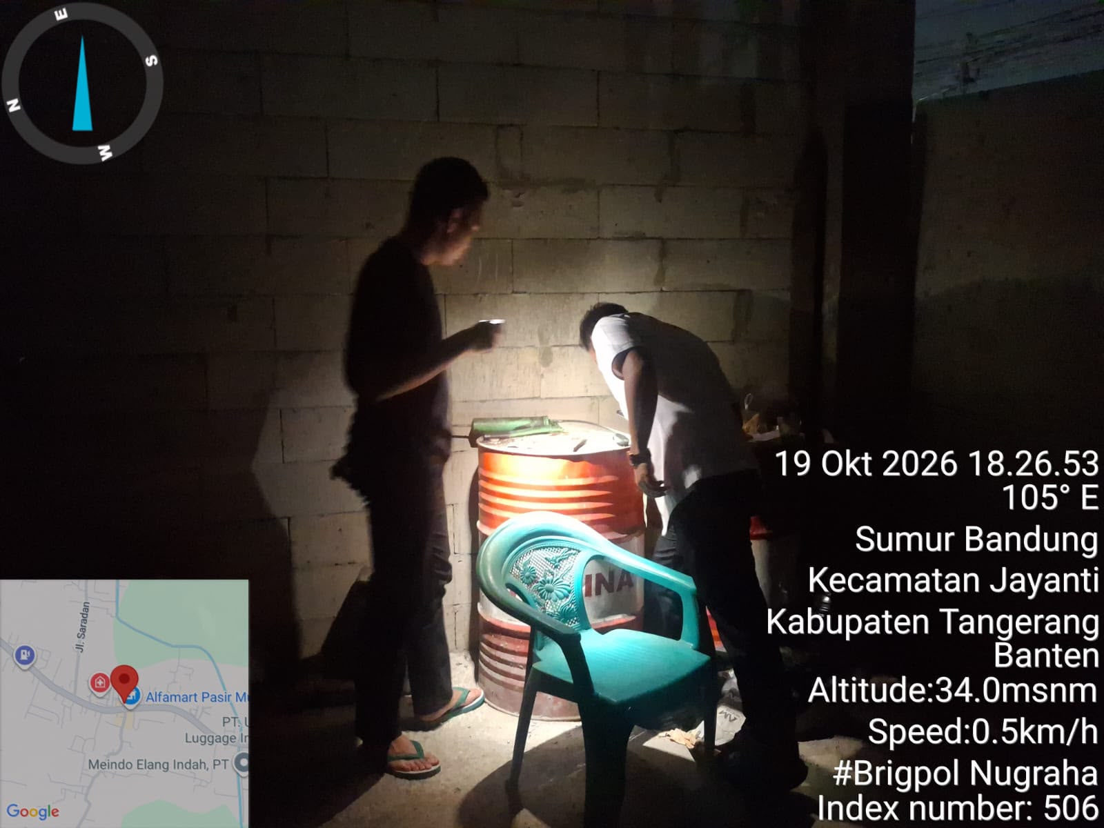 Apresiasi Laporan Warga, Polsek Cisoka Lakukan Pemeriksaan Dugaan Penimbunan Solar