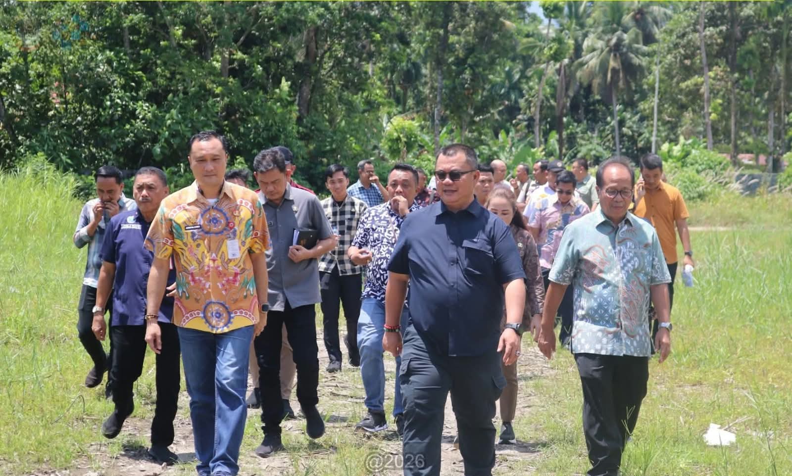 Wali Kota Dan Wakil Wali Kota Gunungsitoli Tinjau Lokasi Rencana Pembangunan
